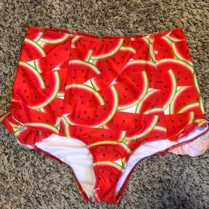 Kortni Jeane medium watermelon swim bottom